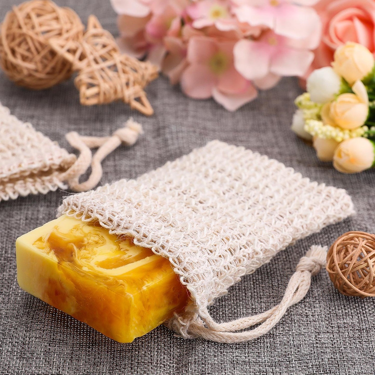 Soap Exfoliating Saver Bag - Set of 5