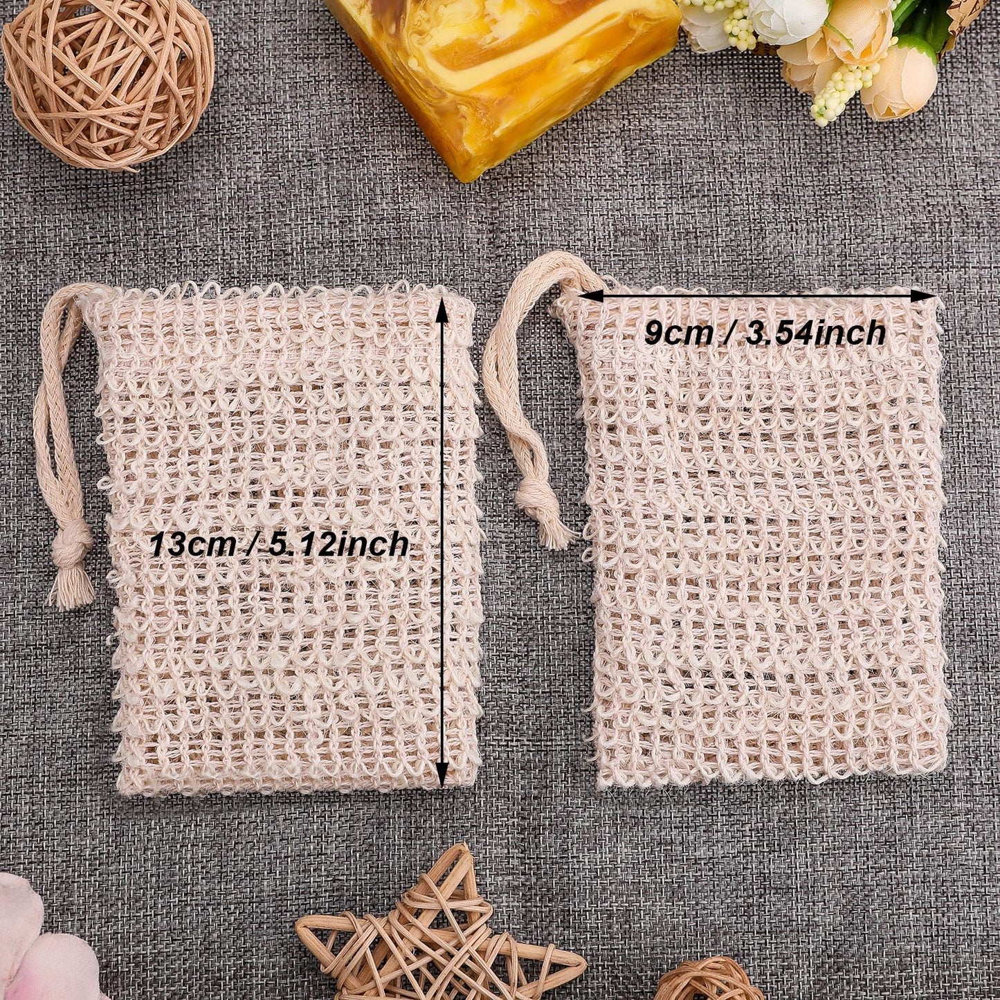 Soap Exfoliating Saver Bag - Set of 5