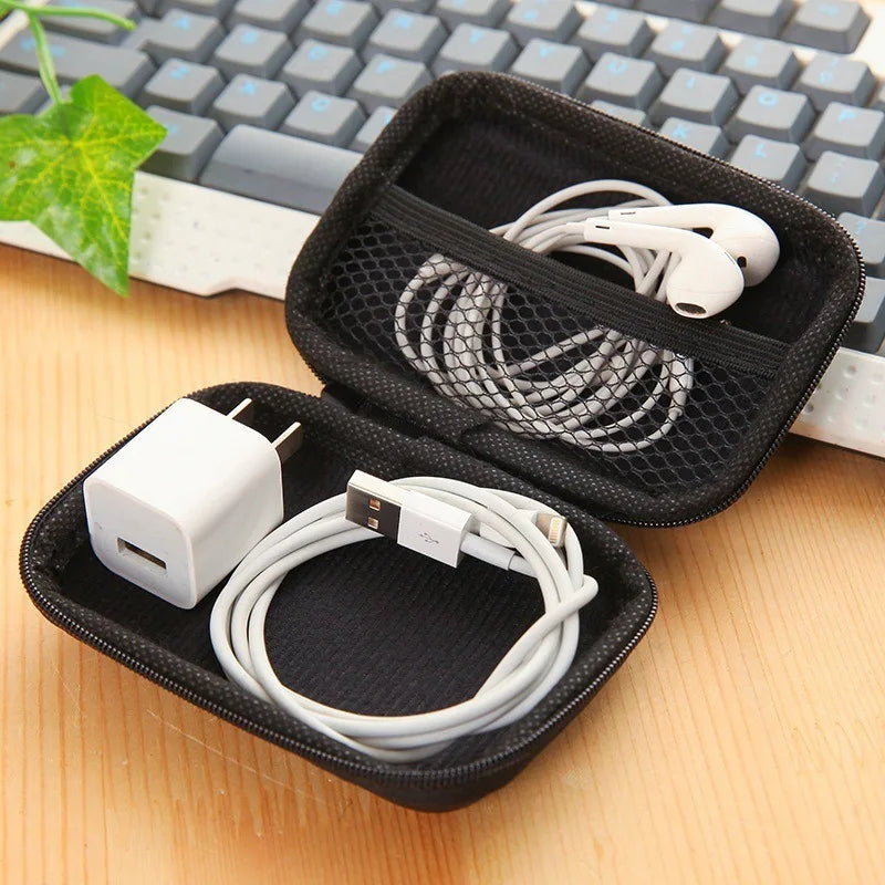 Travel Essentials Electronic Product Storage Zipper Bag Portable