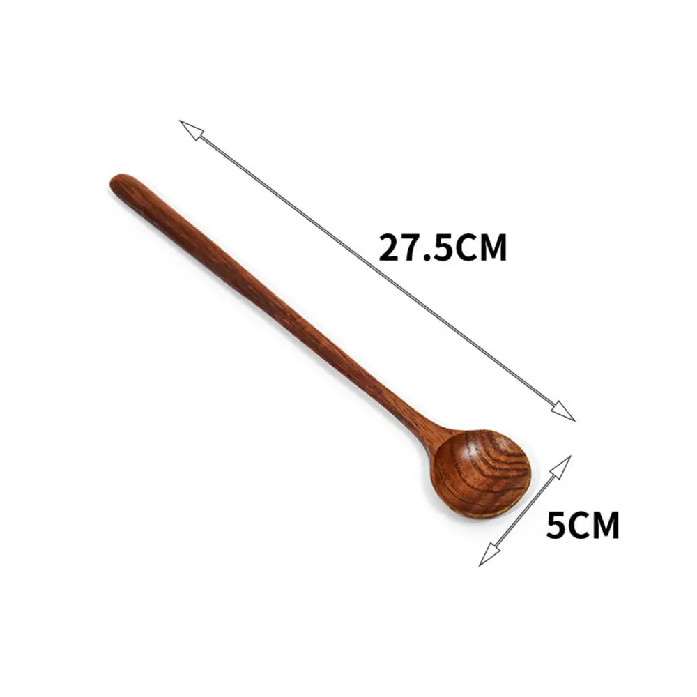 1/2Pcs Wooden Spoon Soup Spoon and Fork Eco Friendly Products