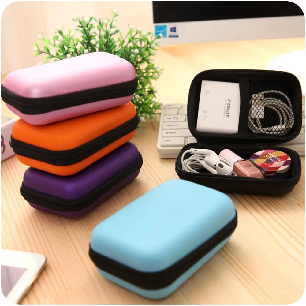 Travel Essentials Electronic Product Storage Zipper Bag Portable