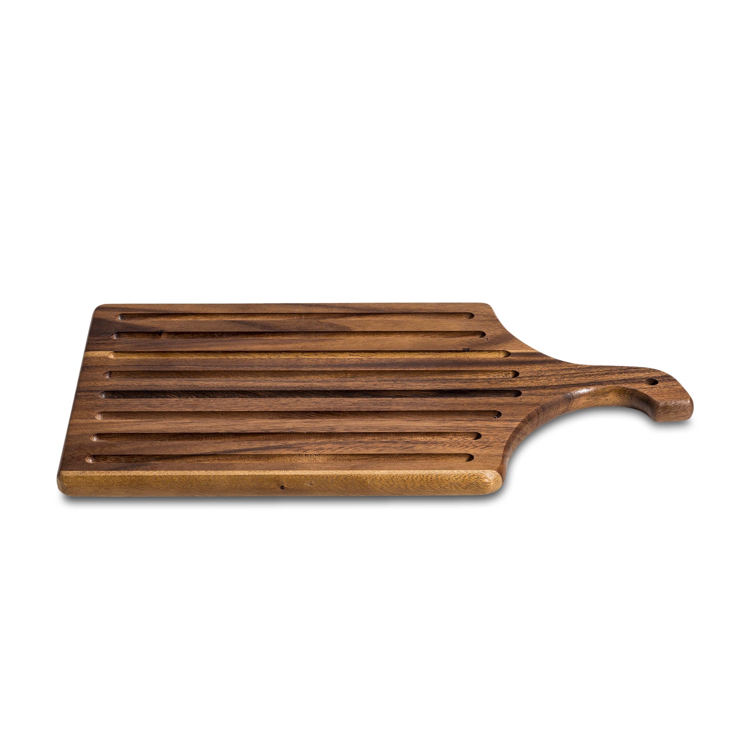 Acacia Wood Slotted Bread Board 10" x 18"