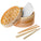 2-Tier Bamboo Steamer for Cooking Dumplings, Vegetables, Meat, Fish
